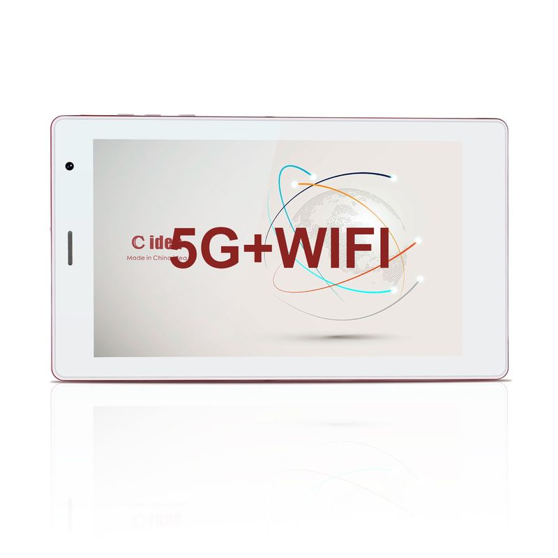 C idea Tablet de pantalla táctil portátil y de uso conveniente de 7 pulgadas con pantalla de alta resolución CM520 (rojo)