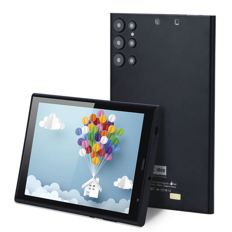 C idea 8 pulgadas Android Tablet PC 8 GB de RAM 512 GB de ROM Cuad Core 800 * 1280 HD Tabletas con WIFI / tarjeta SIM CM822 (Negro)