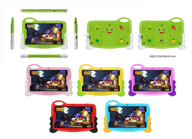 C idea Tablet educativo de 7 pulgadas para estudiantes CM78-rojo 2MP con doble cámara Android Cuad-Core procesador CM78