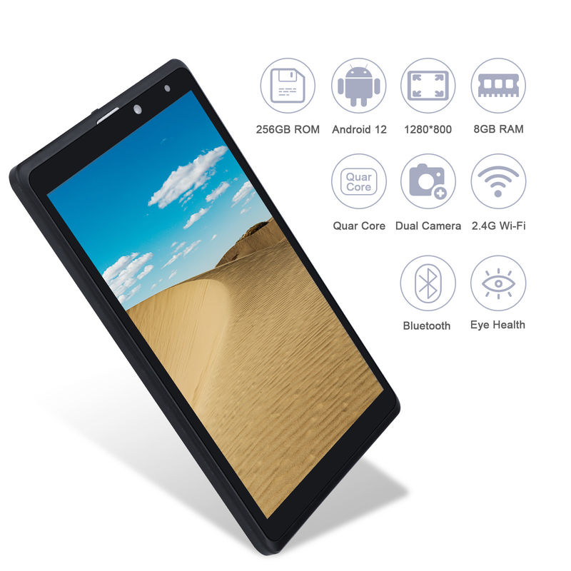 C idea Adultos Black Android 8 pulgadas Tablet PC CM835 MTK Chip 256GB Gran almacenamiento Apoya el GPS