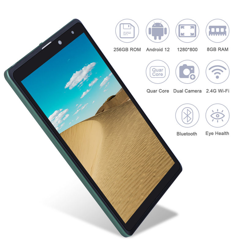 C idea Sim Soporte Tablet Verde PC 8GB RAM 256GB ROM 800x1280 IPS Tablet con pantalla HD con caja CM835