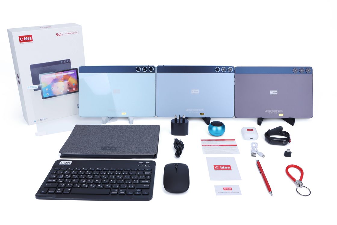 C Idea Soporte SIM 8GB RAM 512 ROM Tablet educativo para estudiantes con teclado y 2 CM8500