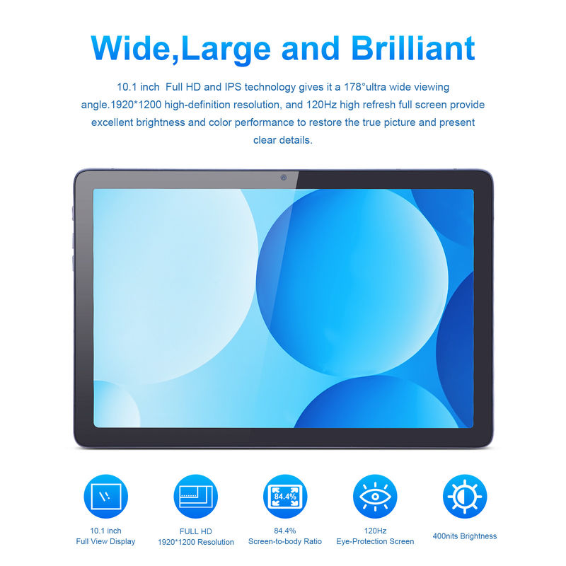 C Idea Tablet Android con doble cámara 6000mAh Certificado por Google Tablet P1200 de 10,1 pulgadas