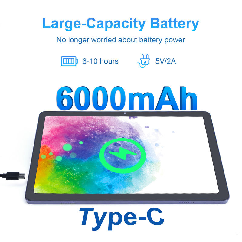C Idea Tablet Android con doble cámara 6000mAh Certificado por Google Tablet P1200 de 10,1 pulgadas