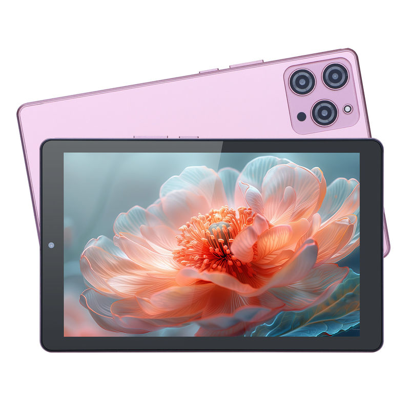 C idea 9 pulgadas Android 12 Tablet 8GB RAM 512GB ROM 5MP + 8MP Tablet WIFI de doble cámara con SIM CM915 (rosa)