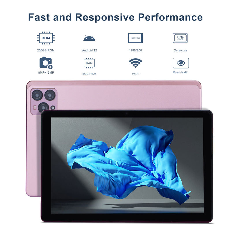 C idea 10 pulgadas Android 12 Tablet 8 GB de RAM 256 GB de ROM Modelo CM8000PLUS Rosa