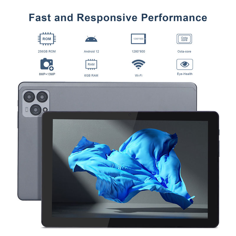 C idea 10 pulgadas Android 12 Tablet 8GB RAM 256GB ROM Modelo CM8000PLUS Gris