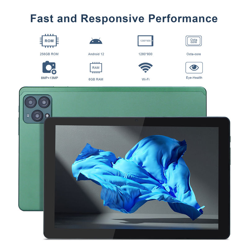 C idea 10 pulgadas Android 12 Tablet 8 GB de RAM 256 GB de ROM Modelo CM8000PLUS Verde