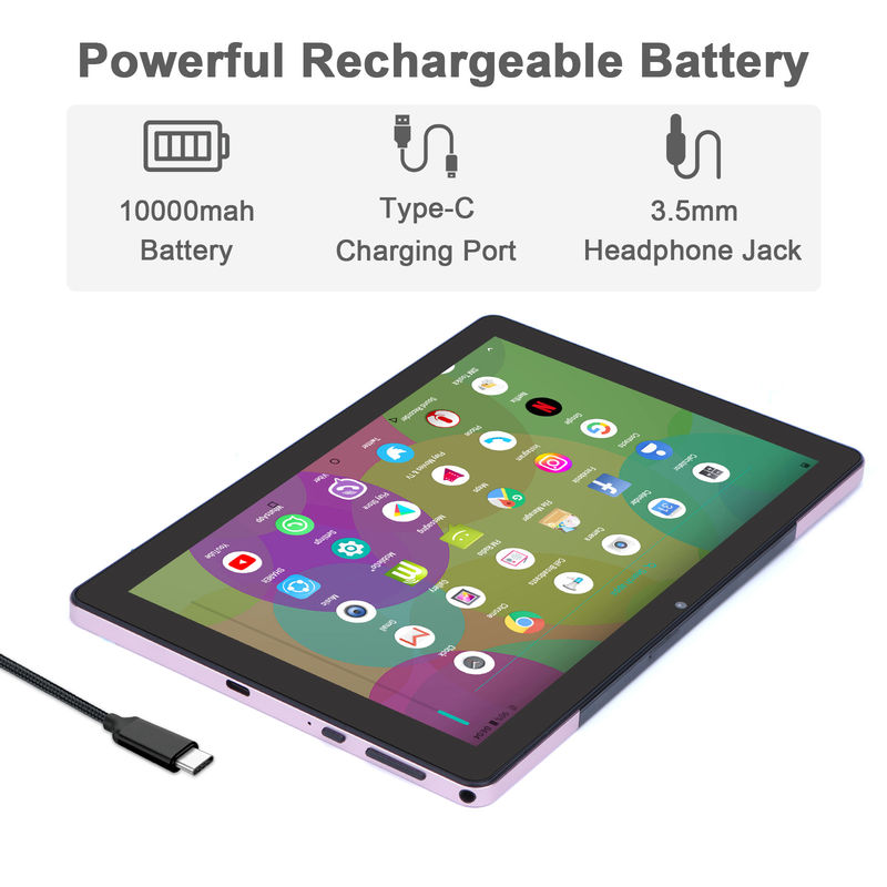 C idea 9.7 pulgadas Android 12 Tablet 8 GB de RAM 512 GB de ROM Modelo CM7800 Rosa