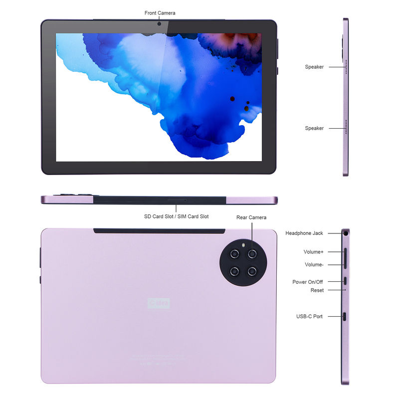 C idea 9.7 pulgadas Android 12 Tablet 8 GB de RAM 512 GB de ROM Modelo CM7800 Rosa
