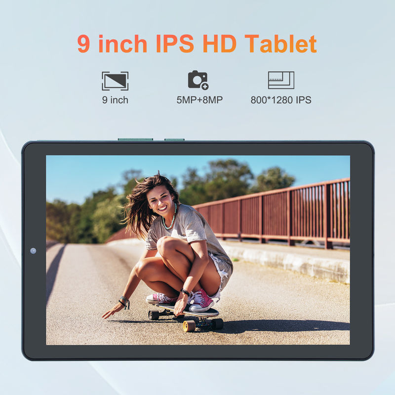 C idea 9 pulgadas Android 12 Tablet 8GB RAM 512GB ROM 5MP + 8MP Tablet WIFI de doble cámara con SIM CM915 (verde)