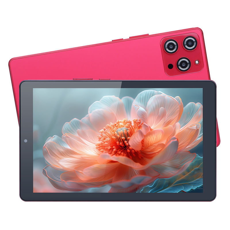 C idea 9 pulgadas Android 12 Tablet 8GB RAM 512GB ROM 5MP + 8MP Tablet WIFI de doble cámara con SIM CM915 (rojo)