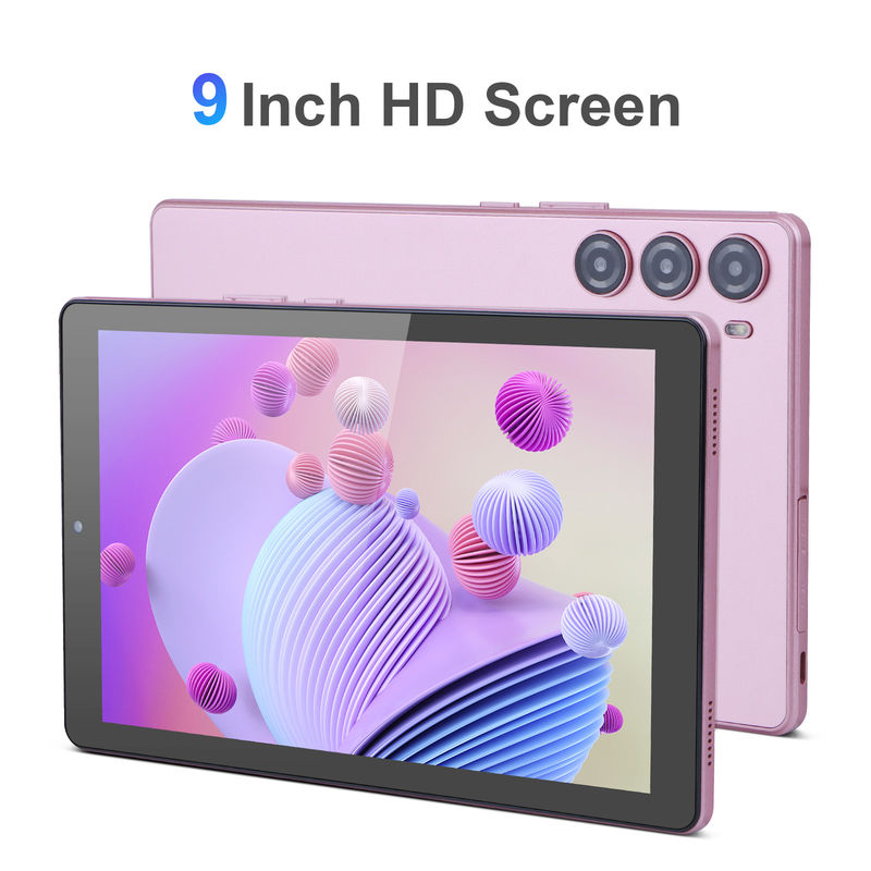 C idea 9 pulgadas Tablet PC WIFI 2.4G/5G 800x1280 IPS Pantalla Android Tablet Soporte de llamadas telefónicas con cámara doble ((Pink)