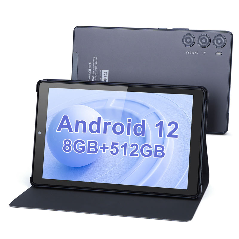 C idea Tablet PC de 9 pulgadas WIFI 2.4G/5G 800x1280 IPS Pantalla Android Tablet Soporte de llamadas telefónicas con cámara doble ((Grey)