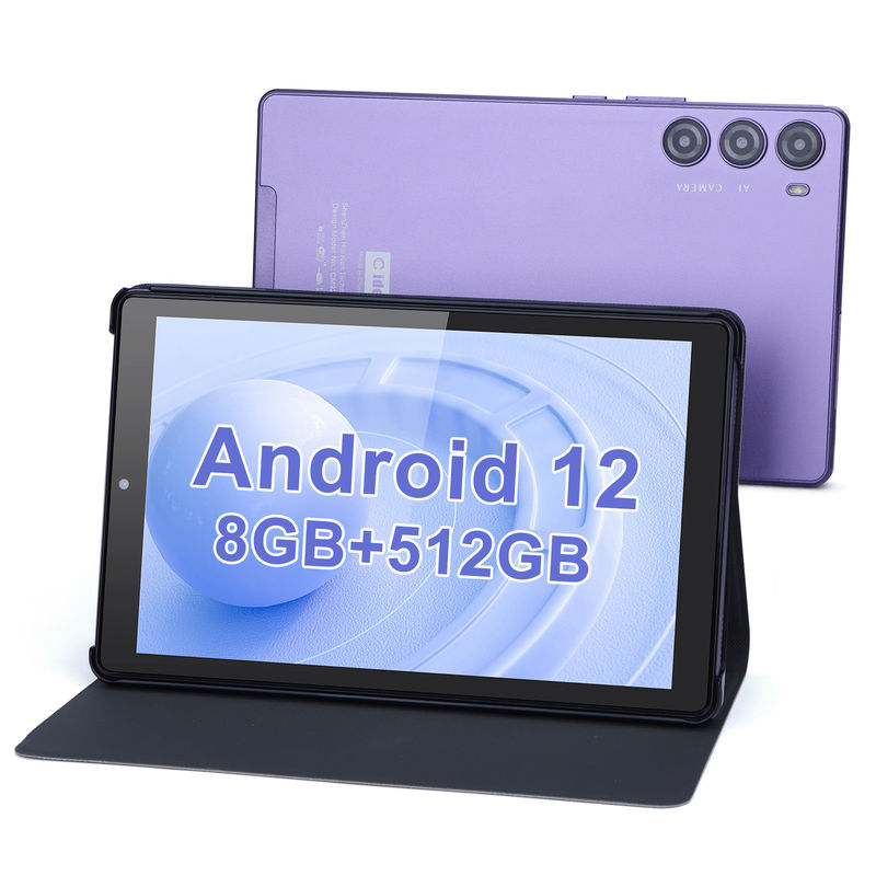 C idea 9 pulgadas Tablet PC WIFI 2.4G/5G 800x1280 IPS Pantalla Android Tablet Soporte de llamadas telefónicas con cámara doble ((Purple)