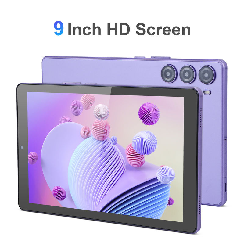 C idea 9 pulgadas Tablet PC WIFI 2.4G/5G 800x1280 IPS Pantalla Android Tablet Soporte de llamadas telefónicas con cámara doble ((Purple)