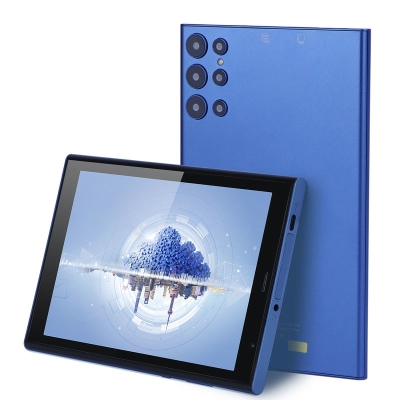 C idea 8 pulgadas Android Tablet PC 8 GB de RAM 512 GB de ROM Cuad Core 800 * 1280 Tabletas HD con WIFI / tarjeta SIM CM822 (azul)
