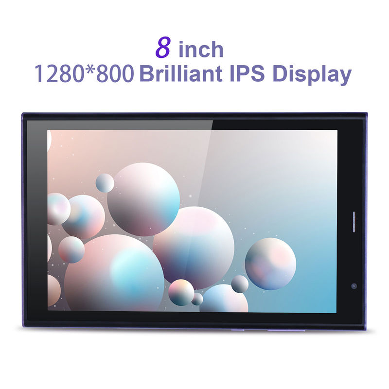 C idea 8 pulgadas Android Tablet PC 8 GB de RAM 512 GB de ROM Cuad Core 800 * 1280 Tabletas HD con WIFI / tarjeta SIM CM822 (Púrpura)