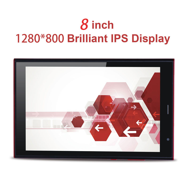 C idea 8 pulgadas Android Tablet PC 8 GB de RAM 512 GB de ROM Cuad Core 800 * 1280 Tabletas HD con WIFI / tarjeta SIM CM822 (rojo)