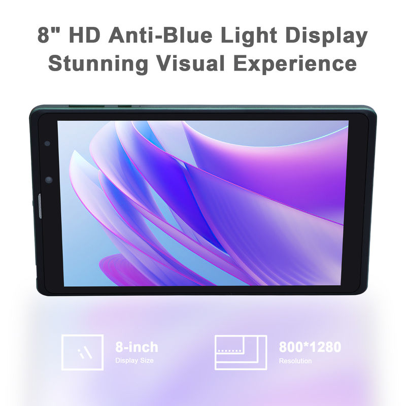C idea 8 pulgadas Android Tablet Pc fabricante con Android 12 Cuad Core 8GB + 512GB almacenamiento IPS HD Display CM835 ((verde)
