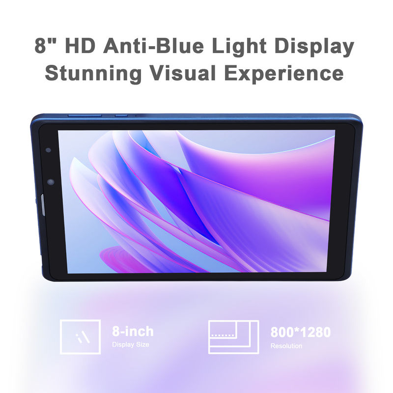 C idea 8 pulgadas Android Tablet Pc fabricante con Android 12 Cuad Core 8GB + 512GB almacenamiento IPS HD Display CM835 ((azul)