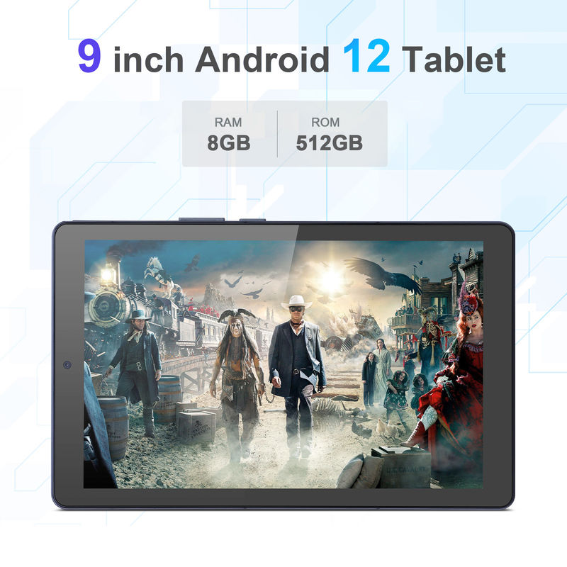 C idea Tablet PC de 9 pulgadas WIFI 2.4G/5G 800x1280 IPS Pantalla Android Tablet Soporte de llamadas telefónicas con cámara doble ((Grey)