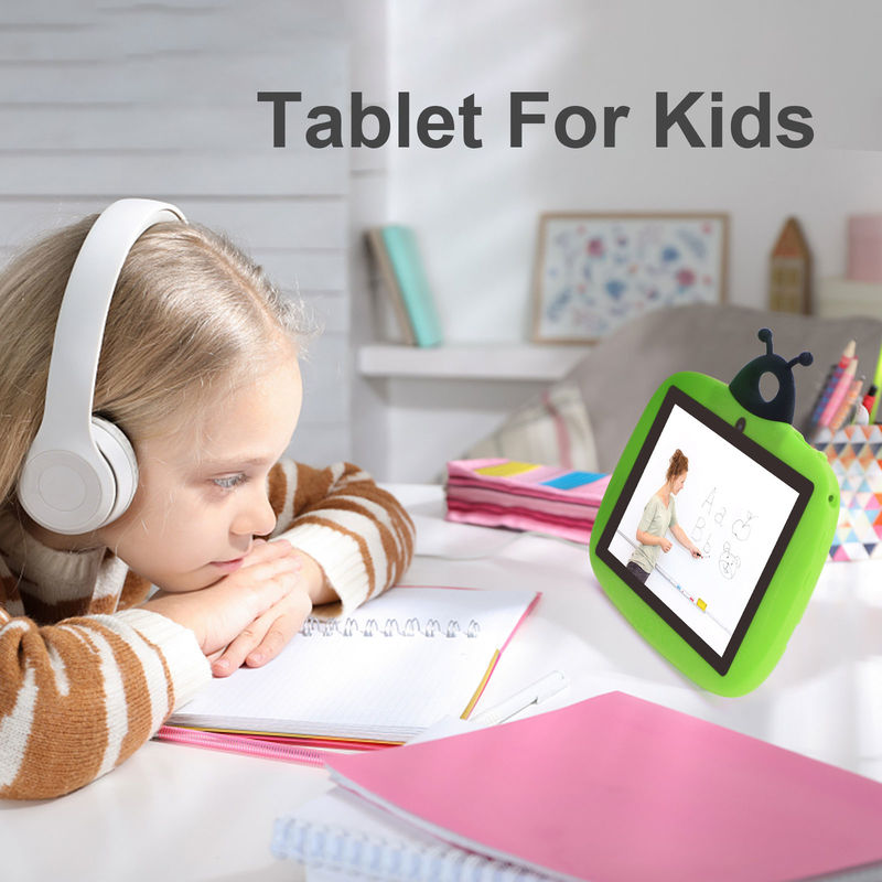 C idea Dual Camera WiFi 7 Inch Tablet PC Android Niños Para Aprendizaje de Pequeños 128GB con Cuerpo / Aplicación para Niños CM75 (verde)