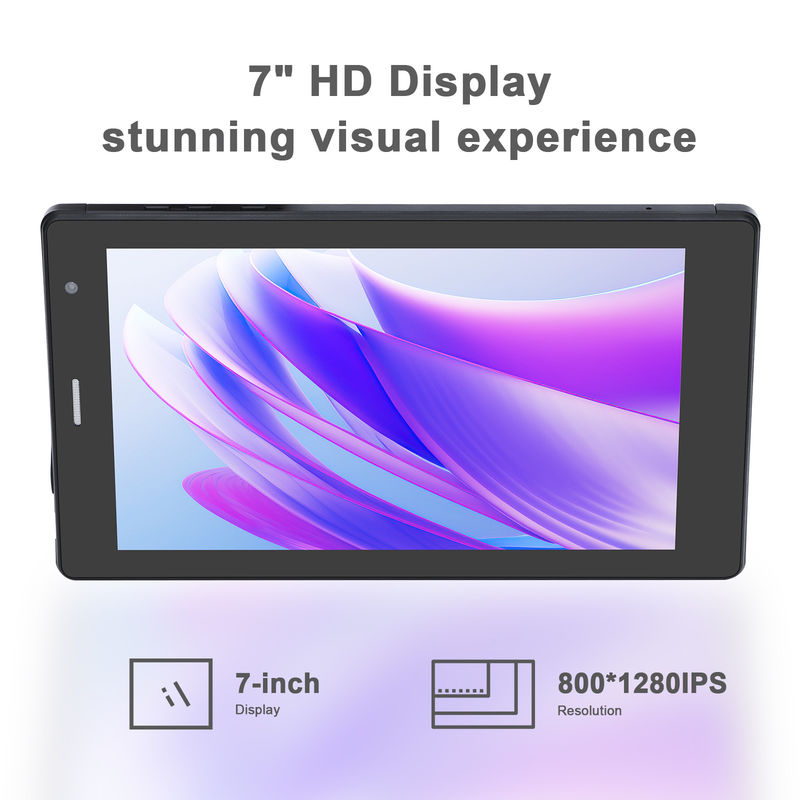 C idea 7 pulgadas tabletas inteligentes Android 8 + 512 GB Cuad Core WiFi Tablet pantalla táctil HD CM513 ((Negro)