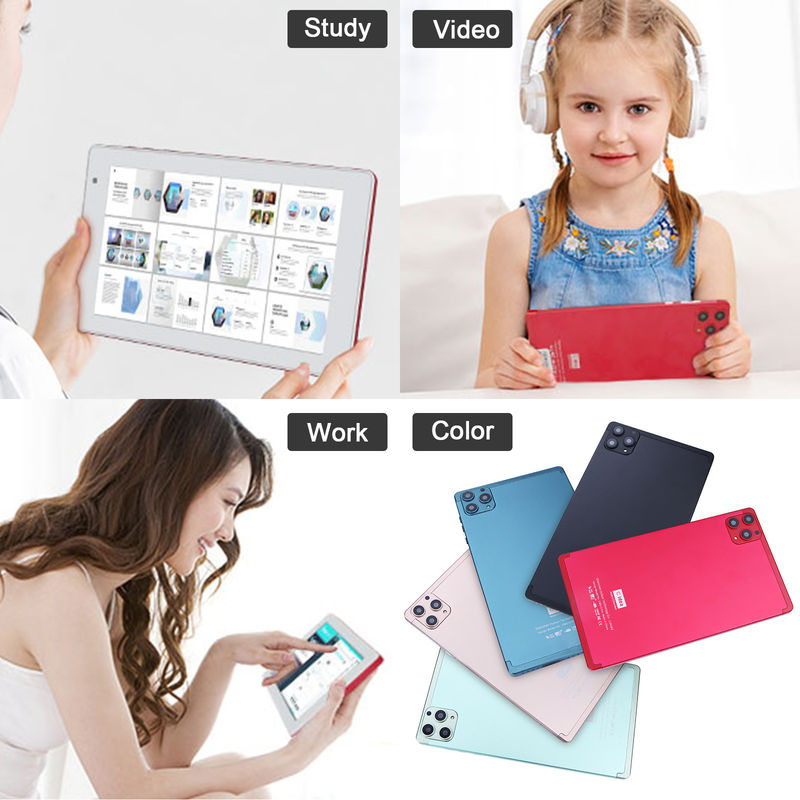 C idea 7 pulgadas Android tabletas inteligentes 8 + 512 GB Cuad Core WiFi Tablet HD pantalla táctil CM513 ((rojo)