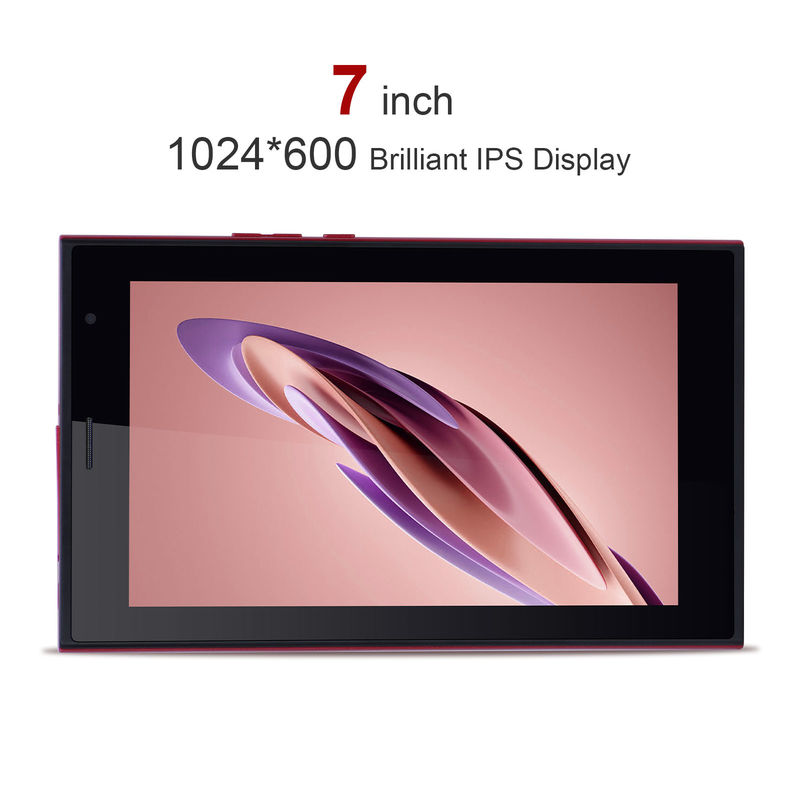 C idea Android Tablet PC de 7 pulgadas con 6 RAM + 128 ROM Almacenamiento de 6000mAh duración de la batería para niños y adultos CM522 Rojo