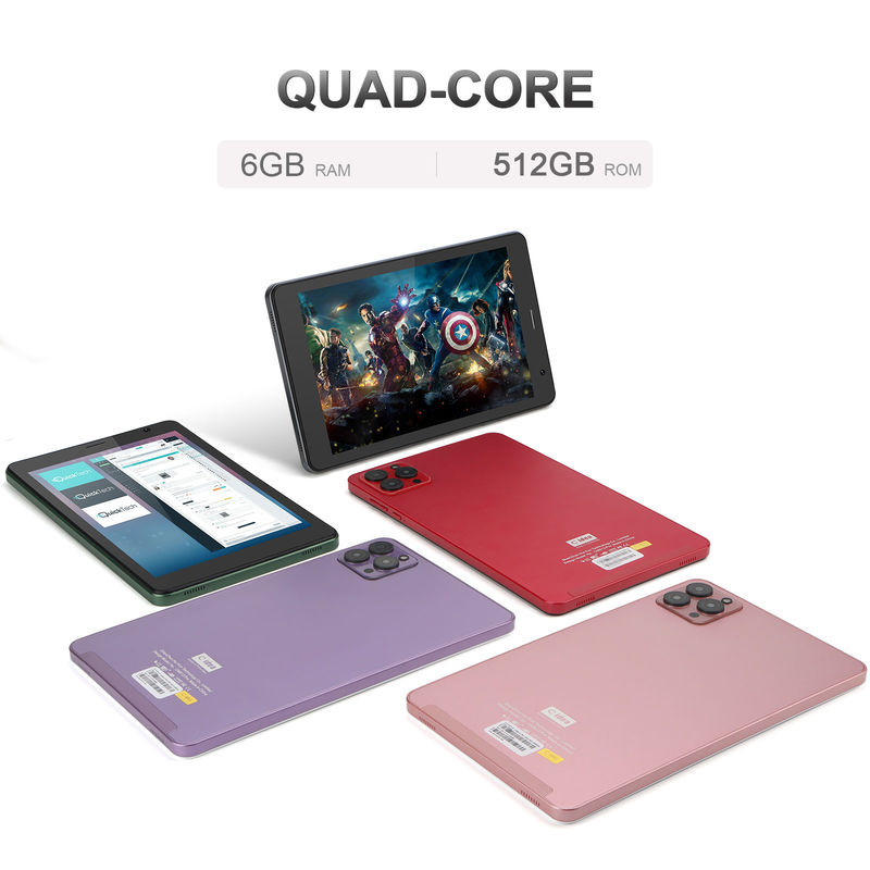 C idea 1280x800 IPS 8 pulgadas Tablet Android HD con pantalla táctil GPS Wifi Dual cámara 8000mAh Batería CM813-rojo