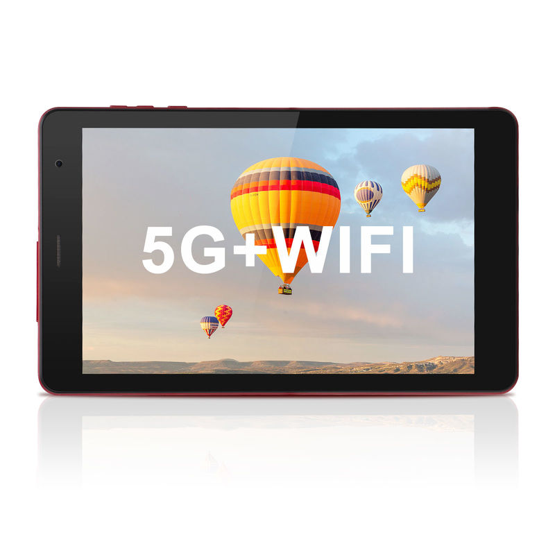 C idea 1280x800 IPS 8 pulgadas Tablet Android HD con pantalla táctil GPS Wifi Dual cámara 8000mAh Batería CM813-rojo