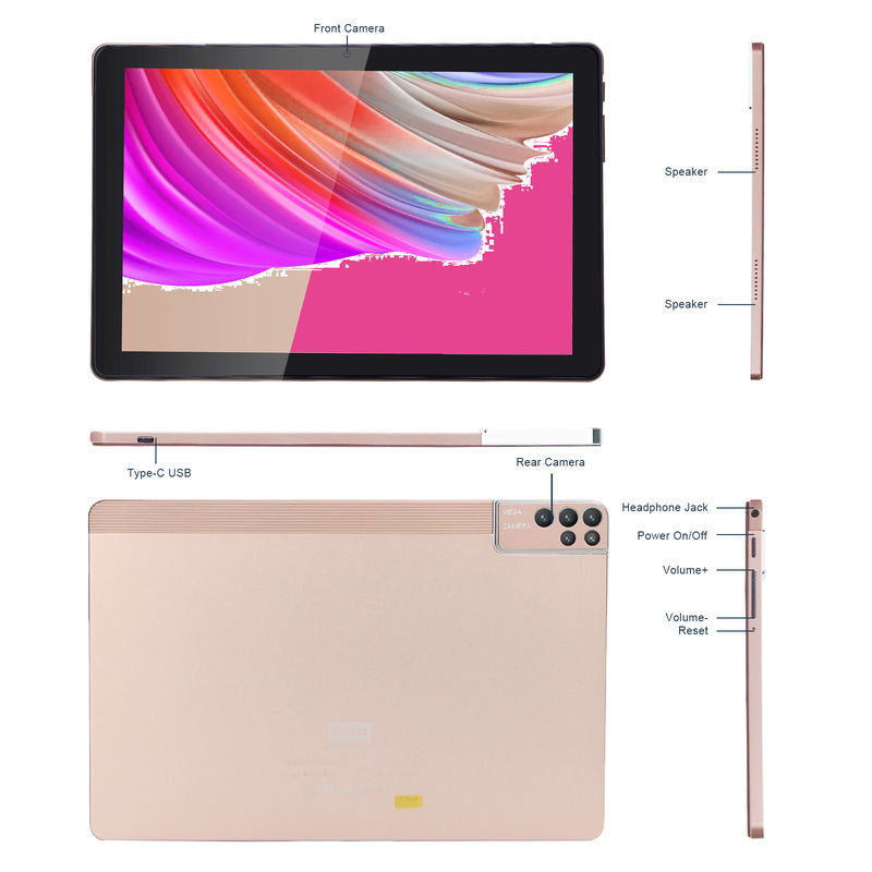 C Idea 10 pulgadas Tablet PC Android 12 Tablet 6 GB de RAM 256 GB ROM 6000mAh Batería IPS HD Pantalla táctil CM7000PLUS
