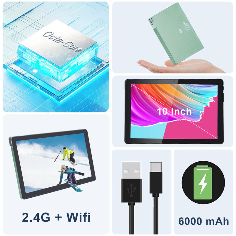 C idea 6+256GB 800x1280 IPS Tablet PC de 10 pulgadas con caja Cuad Core Dual 5MP+8MP Cámara HD IPS Display CM7000