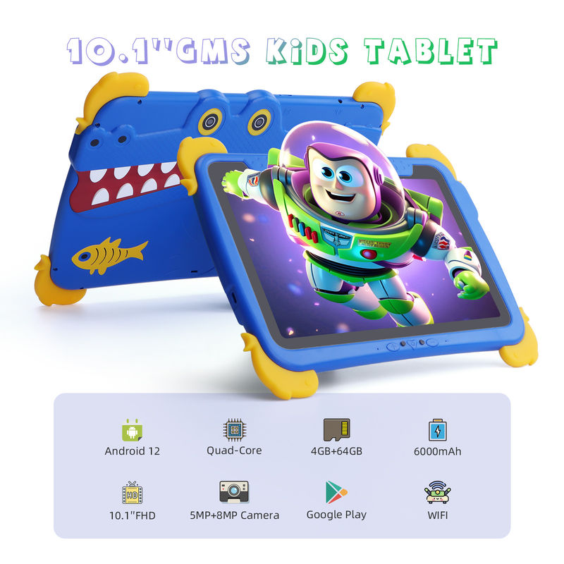 C idea Kids Tab 10.1 pulgadas Android 12 Tablet para niños 4 GB de RAM 64 GB de ROM Protección ocular pantalla táctil P1150