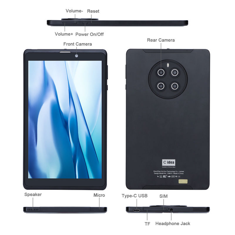 C Idea Tablet Android con 800 * 1280 IPS Muestra de larga duración de la batería 8 pulgadas Tablet PC CM815