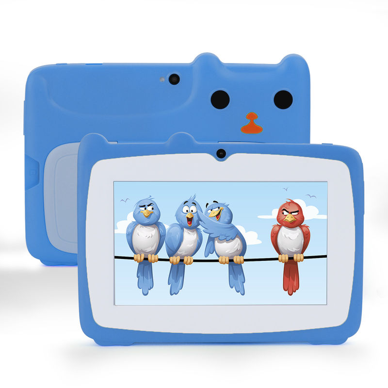 C idea Tablet de estudio Kidspad de 7 pulgadas con caja amigable para niños 4GB + 64GB Cuad Core 600 X 1024 IPS CM80 Azul