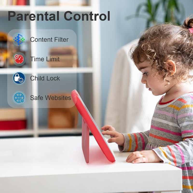 C idea Tablet educativo de 7 pulgadas Kidspad con caja a prueba de niños Batería grande 5000mAh IWAWA Preinstalado CM80Red