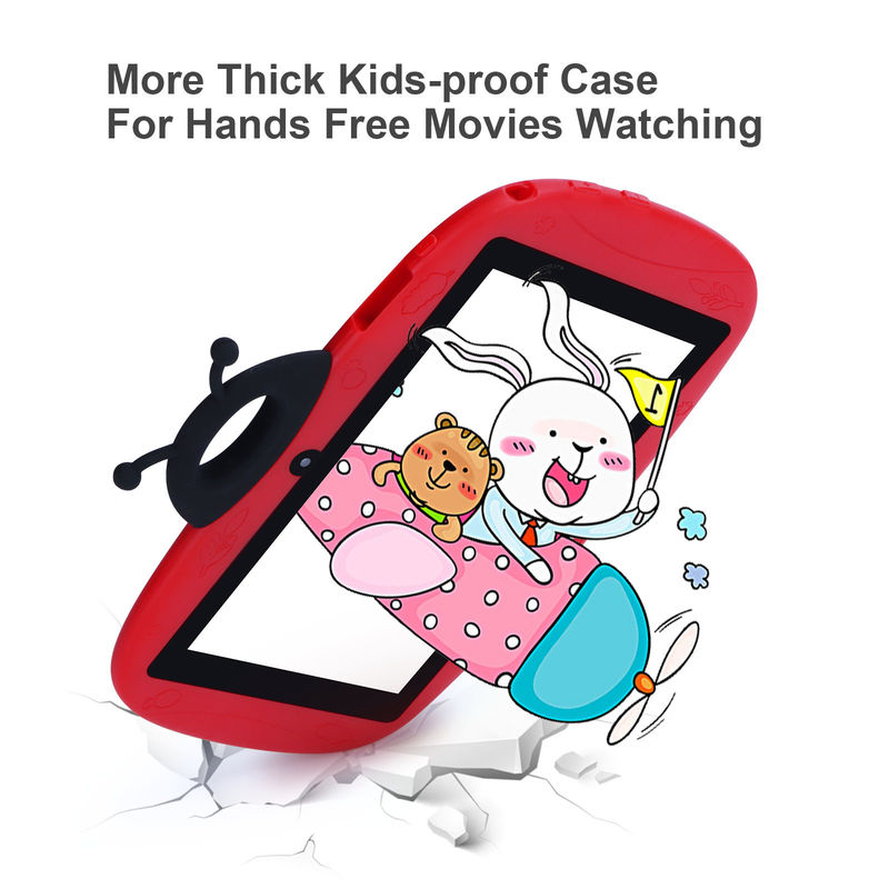 C idea Niños Android Tablet de pantalla táctil de 7 pulgadas 6+128GB Caso libre de almacenamiento WIFI Dual cámara CM75
