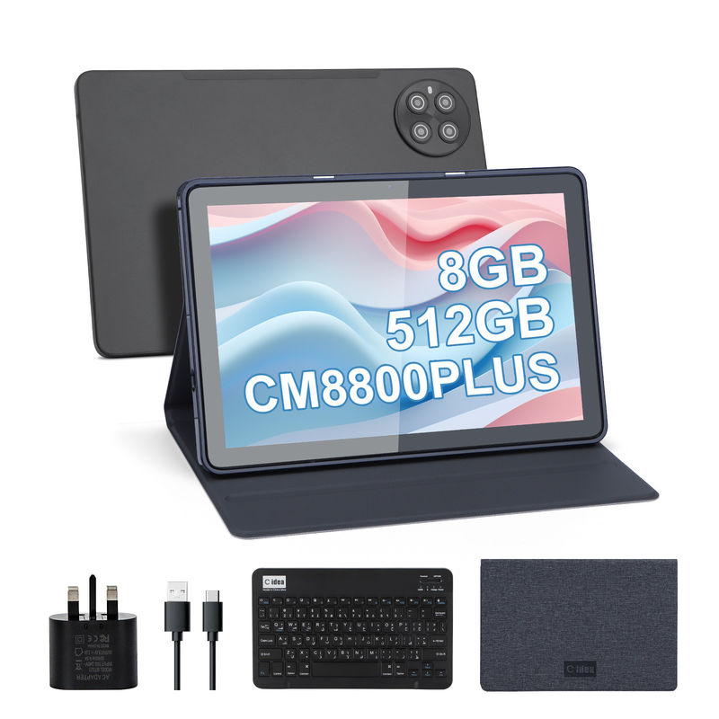 C Idea 8GB de RAM 512GB de ROM WiFi Android Tablet PC Tablet con soporte de SIM CM8800plus
