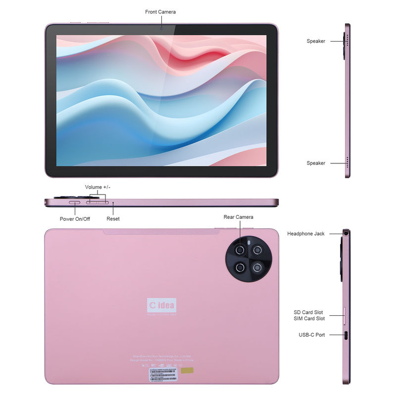 C idea 10.1 pulgadas Android WiFi pantalla táctil Tablet PC con 5G LET teclado CM8800plus
