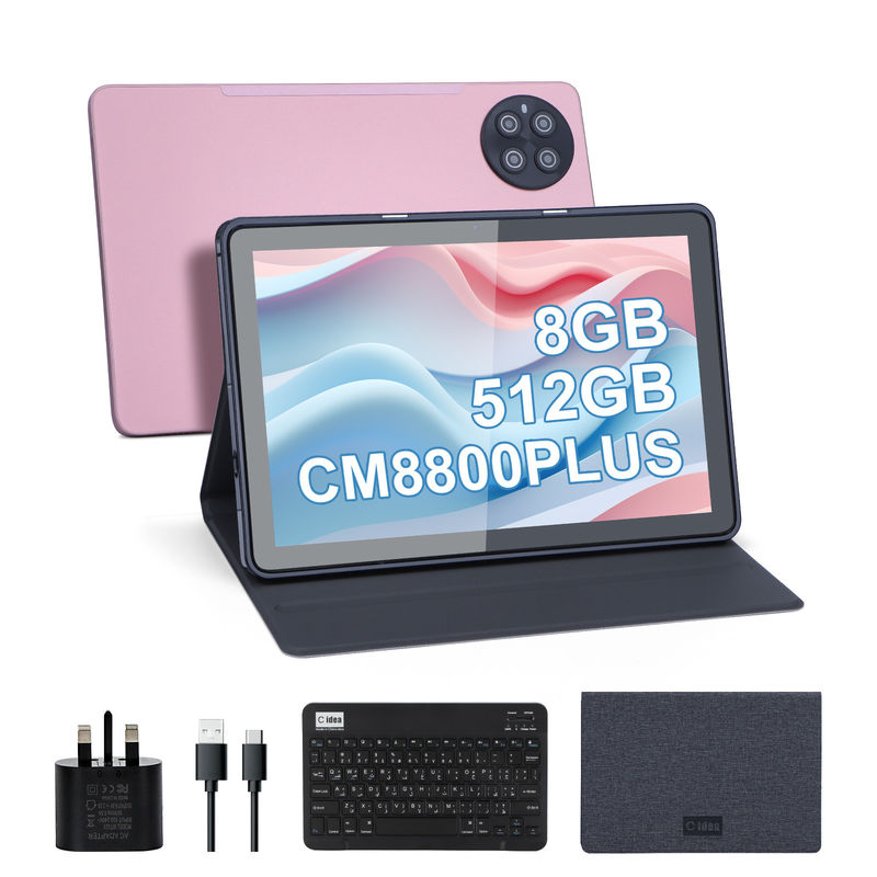 C idea 10.1 pulgadas Android WiFi pantalla táctil Tablet PC con 5G LET teclado CM8800plus