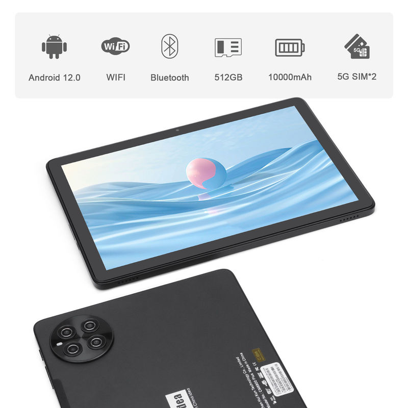 C idea 5G WiFi Android Tablet PC de pantalla táctil con teclado y ratón para la escuela CM8800plus