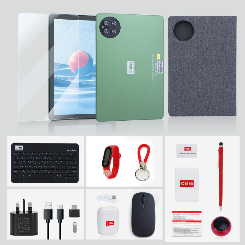 C idea Tablet para estudiante 8GB RAM 512GB ROM 10.1 pulgadas Tablet PC con 2 SIM CM8800plus