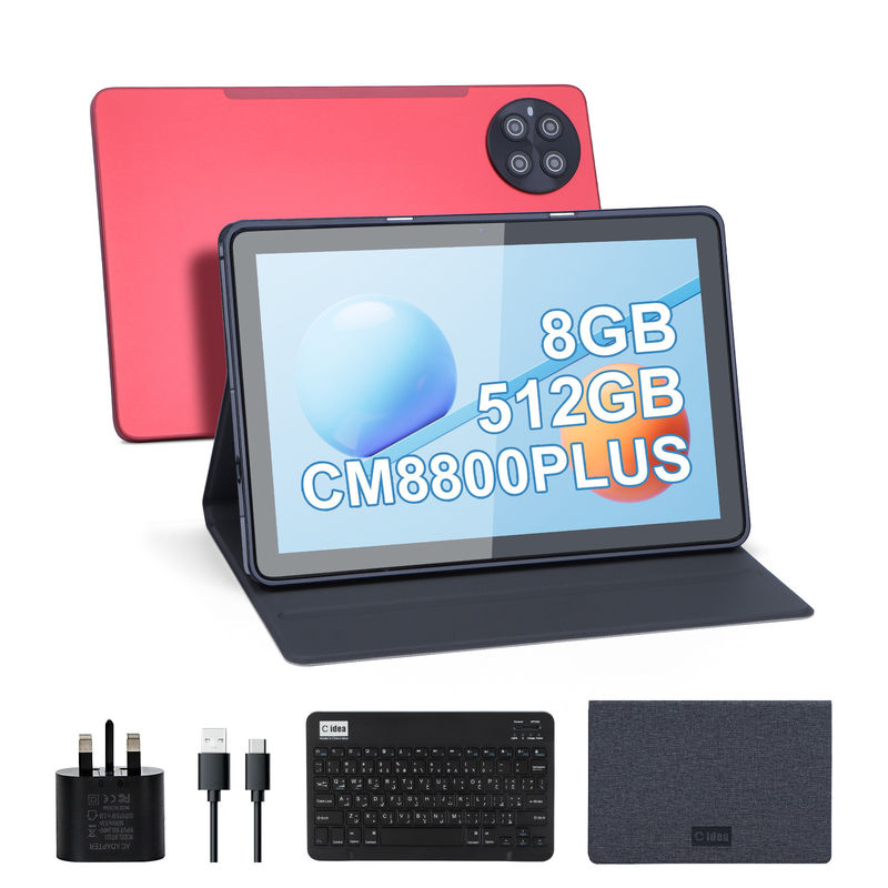 C idea Tablet para niños con 8GB de RAM 512GB de ROM Android Tablet PC con teclado CM8800plus