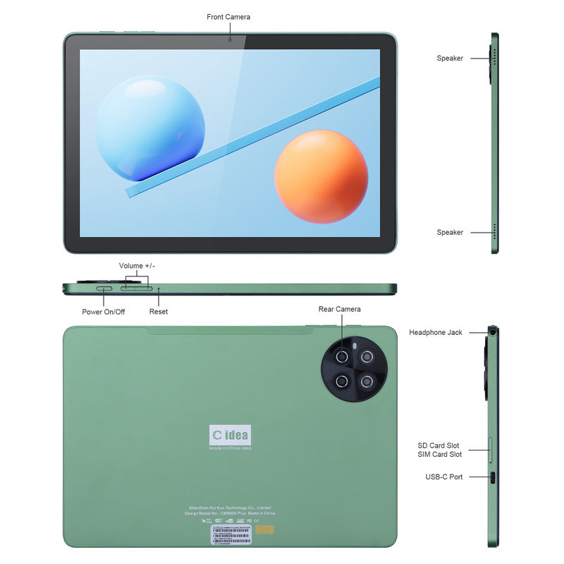 C idea 10.1 pulgadas Tablet Educativo para estudiantes con teclado con ratón 2 SIM CM8800plus