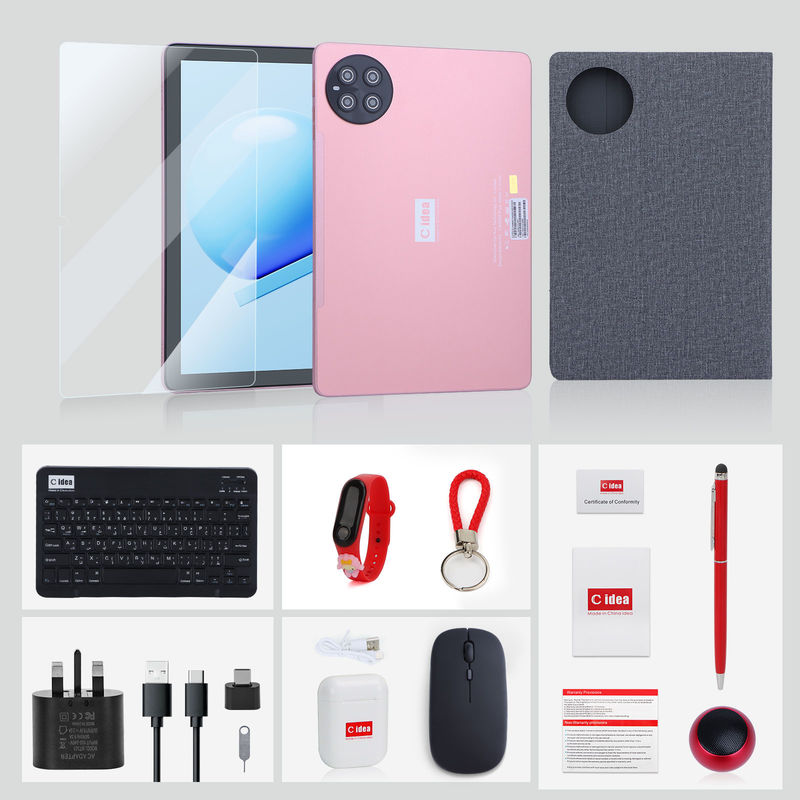 C idea 10.1 pulgadas 5G Wi-Fi Tabletas de pantalla táctil para estudiantes con teclado CM8800plus