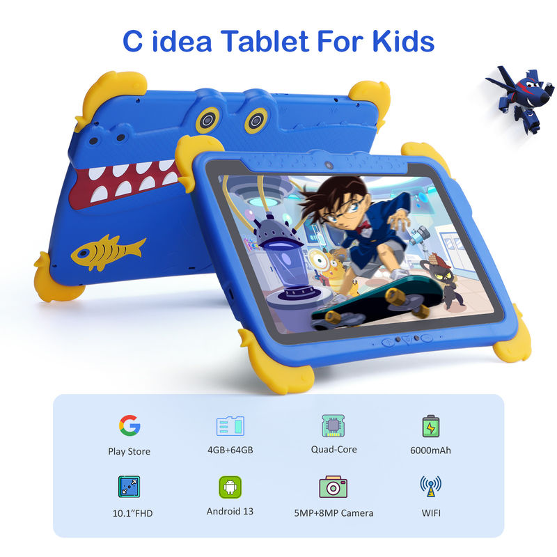 C Idea Tablet Educativo 10.1 pulgadas 800 * 1280 HD IPS Screen Niños Tablet PC P1100