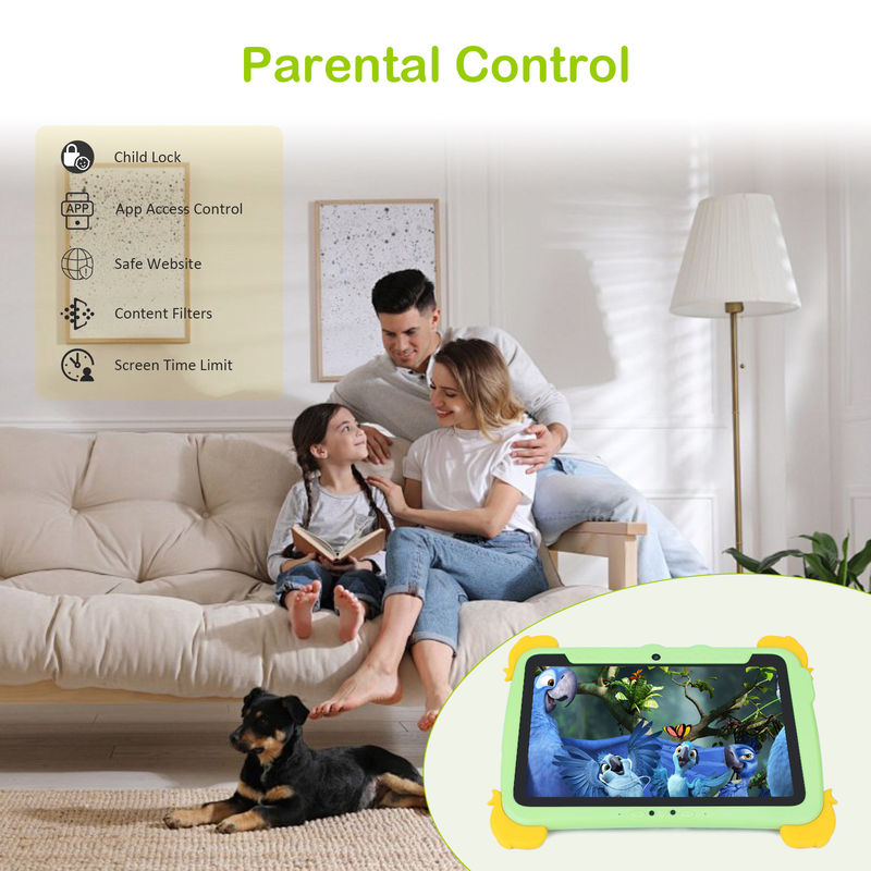 C idea 10.1 pulgadas Niños Tablet PC Con Cuerpo Protección de Ojos IPS Pantalla HD para la Educación Aprendizaje P1100