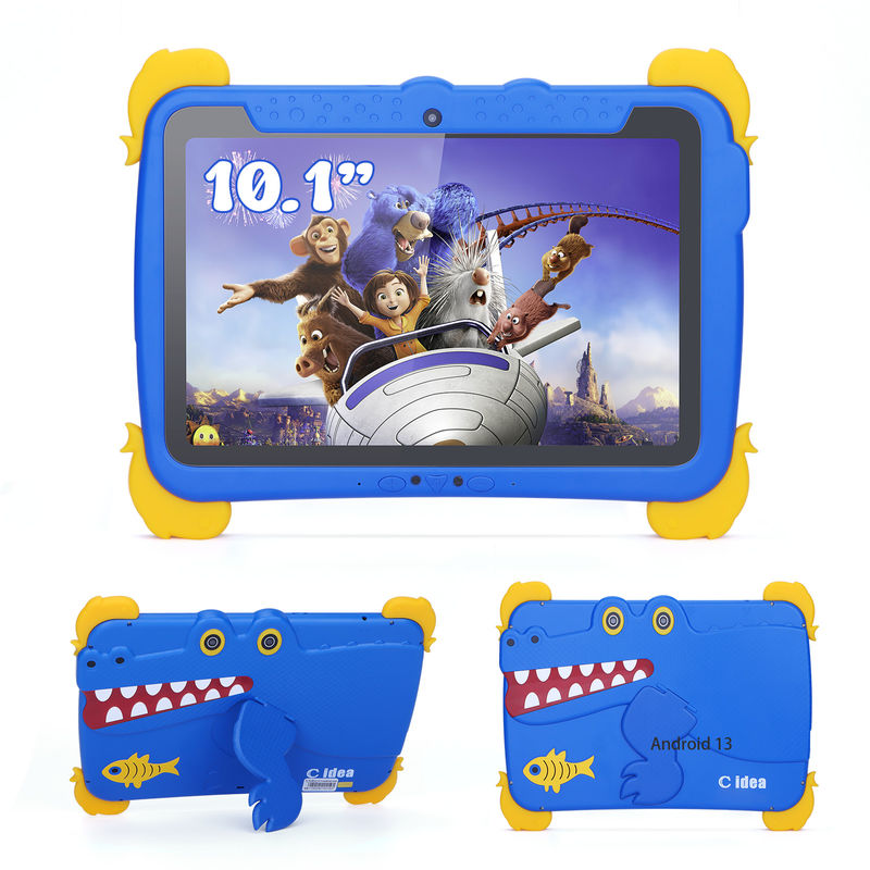 C idea Kids Tab 10.1 pulgadas Android 13 Tablet para niños 4GB RAM 64GB ROM Protección ocular pantalla táctil para niños de 3-8 años